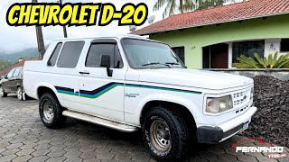 À VENDA  CHEVROLET D20 CABINE DUPLA ANO 1992 MOTOR MAXION DIESEL PNEU 31 BRUTO [upl. by Alleon]