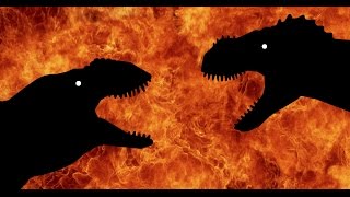 Jurassic Rage Tyrannosaurus vs Carcharodontosaurus [upl. by Anaeel]