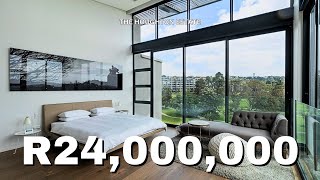 INSIDE a 24 MILLION CONTEMPORARY PENTHOUSE in the FAMOUS Houghton Estate  Luxury Home Tour [upl. by Tedda]