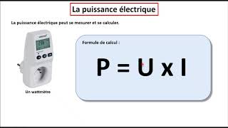 Énergie  Épisode 16 La puissance électrique 3ème [upl. by Suqram]