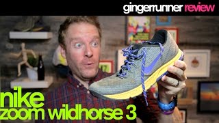 NIKE ZOOM WILDHORSE 3 REVIEW  The Ginger Runner [upl. by Naziaf454]