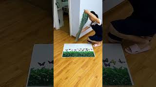 Interior decoration 3D wall stickers Selfadhesive wallpaper waterproof and oilproof3d part 45 [upl. by Rheingold993]