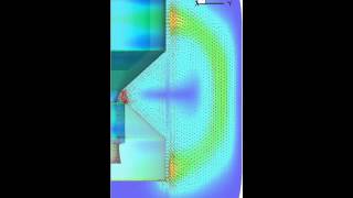 Biconical antenna simulation [upl. by Omrelliug]