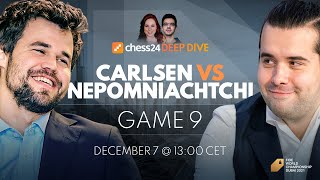 Carlsen  Nepomniachtchi  Game 9  World Chess Championship  Judit Polgar amp Anish Giri [upl. by Lleon]