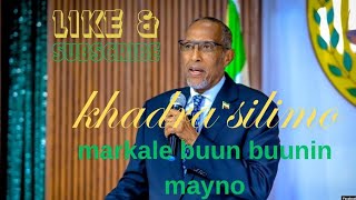 KHADRA SILIMO  MARKALE BUUN BUUNIN MAYNO  BY LYRICS 2024 [upl. by Carlyn]