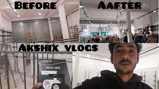 my electrician work  track light installation  akahix vlogs  likesharecomments [upl. by Ehcram890]