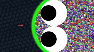 Slitherio A I 120000 Score Epic Slitherio gameplay 244 SmashIO [upl. by Nwahsiek]