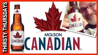 Molson Canadian Lager Review [upl. by Girhiny29]