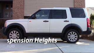 Rover Suspension Heights and Settings  Land Rover LR3 LR4 [upl. by Mccutcheon96]