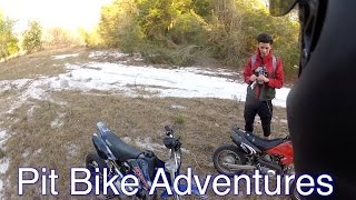 Pit Bike Adventures  EP 14 Part 2  Security Comes After Us… [upl. by Elson377]