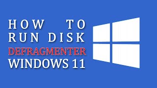 How To Defrag Hard Drive on Windows 11 [upl. by Maxim]