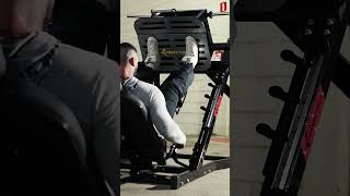 Leg Press 45 Guia linear  Linha Pro Hammer  PROACTION FITNESS [upl. by Truelove]