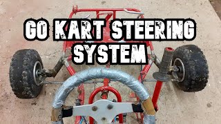 Go Kart Steering System How to Build a Go Kart Steering system [upl. by Eimaral]