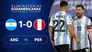 Argentina vs peru Highlight match today 2024। Messi Skills [upl. by Karp]