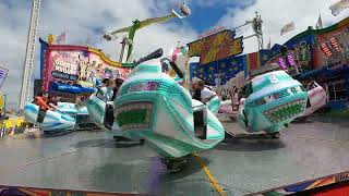 Das Düsseldorfer Break Dance  RheinKirmes Düsseldorf 2024  POV Offride 4K [upl. by Tnirb]