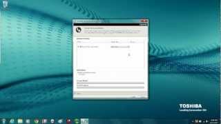 Toshiba HowTo Create System Recovery Media on a USB Flash Drive [upl. by Halona]