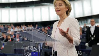 Live  EU Commission president nominee Ursula von der Leyen gives speech [upl. by Oelak640]