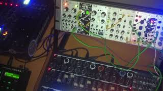 New Setup with TR8S Minibrute 2S amp Eurorack [upl. by Leamse]