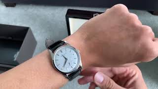 New Watch Unboxing Patek Philippe Calatrava 5196 First Impressions [upl. by Cinimmod]