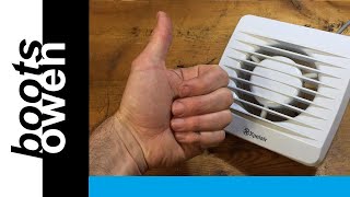 How to repair an extractor fan that spins slowly Oiling an Xpelair Fan [upl. by Elburt]