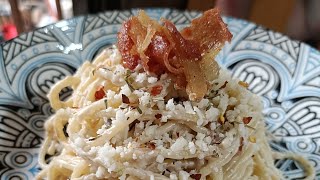 White Spaghetti Pasta this Weekend  food vlog  Ate Monik alfredofilipinocarbonarayummyfood [upl. by Nyrem736]