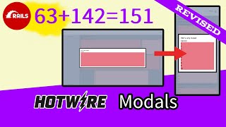 Ruby on Rails 151 Advanced Hotwire modals [upl. by Cheyney221]