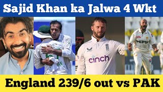 sajid khan bowling  pakistan vs england reaction  pak vs eng  ben duckett  noman ali  root [upl. by Lumbard78]