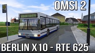 OMSI 2  Berlin X10  Route 625 [upl. by Todhunter]