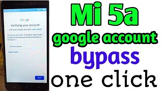 Mi 5a Frp Bypass Without Pc  Redmi 5a google account bypass  Mi phone google account remove [upl. by Madigan2]