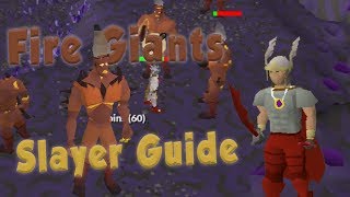 OSRS Catacombs of Kourend Fire Giants Slayer Guide [upl. by Nolyad134]