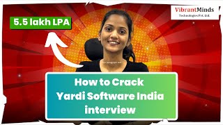 quotHow to Crack Yardi Software India Interview  Tips Tricks amp Success Guidequot [upl. by Evreh216]