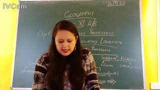 Class 11 Geography Chapter5  Endogenous Processes And Associated Landforms  Part 1 [upl. by Sessler]