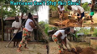 Replanting Breadfruit Tree Blown Down by Hurricane [upl. by Kcirdla981]