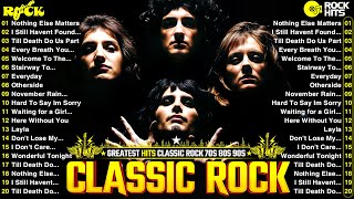 Top 100 Classic Rock Of All Time  Queen ACDC Bon Jovi Aerosmith Nirvana [upl. by Behm]