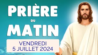 🙏 PRIERE du MATIN Vendredi 5 Juillet 2024 avec Évangile du Jour et Psaume [upl. by Pilloff]