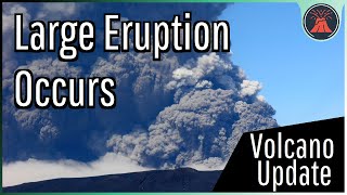 Shiveluch Volcano Eruption Update Large amp Sustained Explosive Eruption Widespread Ashfall [upl. by Naffets]