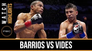 Barrios vs Vides HIGHLIGHTS Dec 12 2015 PBC on NBCSN [upl. by Anela]