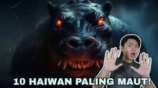 10 Haiwan Paling Maut Kepada Manusia [upl. by Aohsoj]