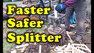 DIY Kindling Wood Splitter buildalong made from free shop scrap [upl. by Lainahtan783]