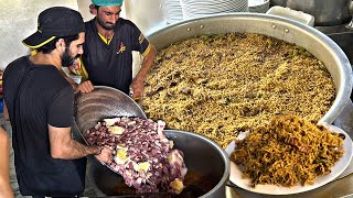 600 KG POPULAR BEEF PULAO MAKING  BEEF PULAO RECIPE  HUGE PULAO MAKING AT PAKISTANI STREET FOOD [upl. by Jacie]