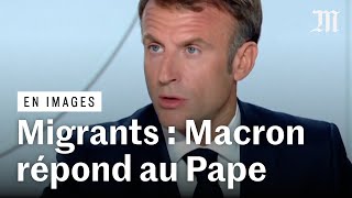 Macron sur limmigration  « On ne peut pas accueillir toute la misère du monde » [upl. by Ebonee197]