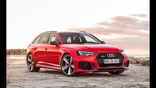 Premier essai Audi RS4 Avant 2018  Le Moniteur Automobile [upl. by Fonseca649]