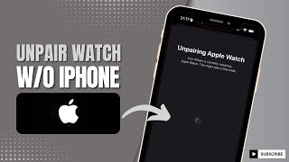 How To Unpair Apple Watch With And Without iPhone  Updated [upl. by Elyrad]