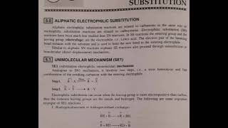 ALIPHATIC ELECTROPHILIC SUBSTITUTION [upl. by Margret]