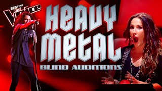 HEAVY METAL Blind Auditions on The Voice  Top 10 [upl. by Lord]