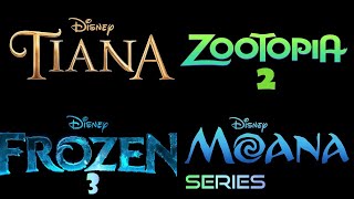 Every Upcoming Walt Disney Animation Studios Movie amp Series [upl. by Derman144]