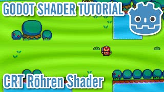 CRT Monitor Shader inklusive Scanlines in Godot  Tutorial [upl. by Denten479]