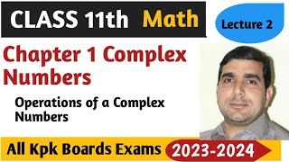 Operation of a Complex numbers  lecturer asad Ali [upl. by Lasser740]