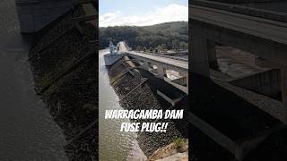 Fuse Plugs at Warragamba Dam water australia viral information [upl. by Ardnat928]