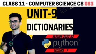 Class 11 Python Dictionaries  One shot revision with MCQs  2024 Computer ScienceCBSEXI Aakash [upl. by Laira]